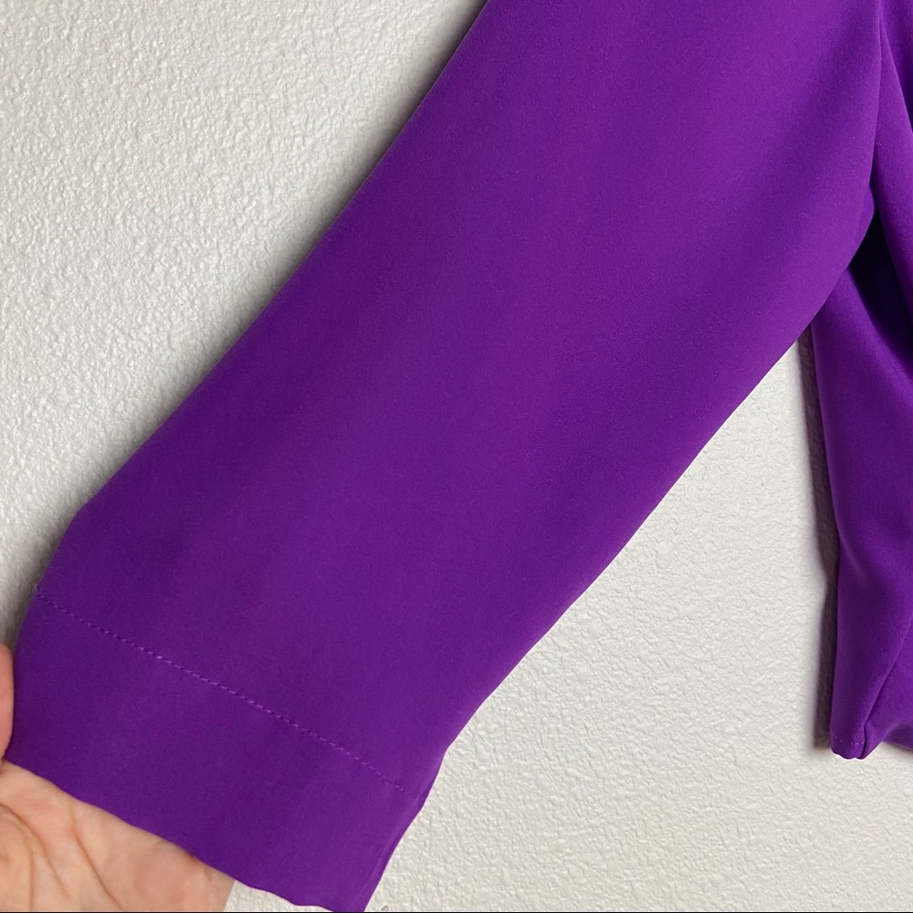 Code Mode Purple Blouse - Picture 3 of 5